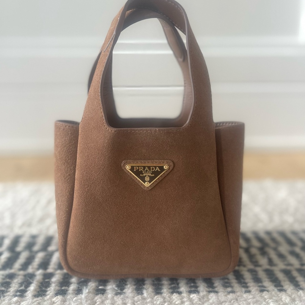 Prada mini leather handbag